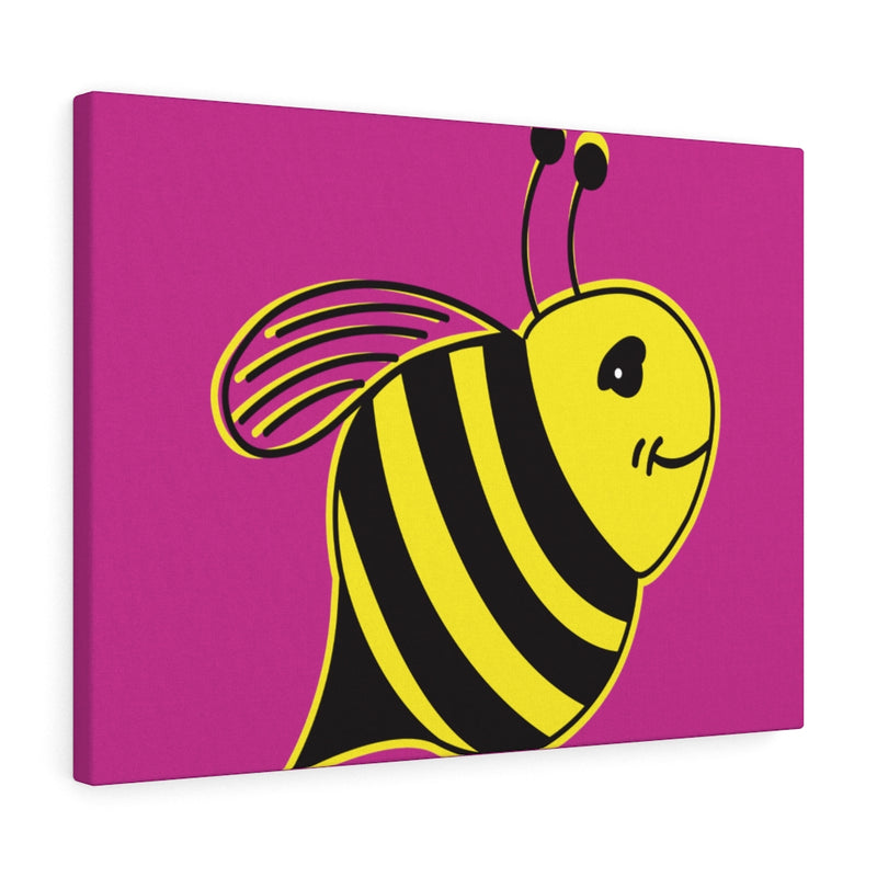 Dark Pink Canvas Gallery Wraps - Bee