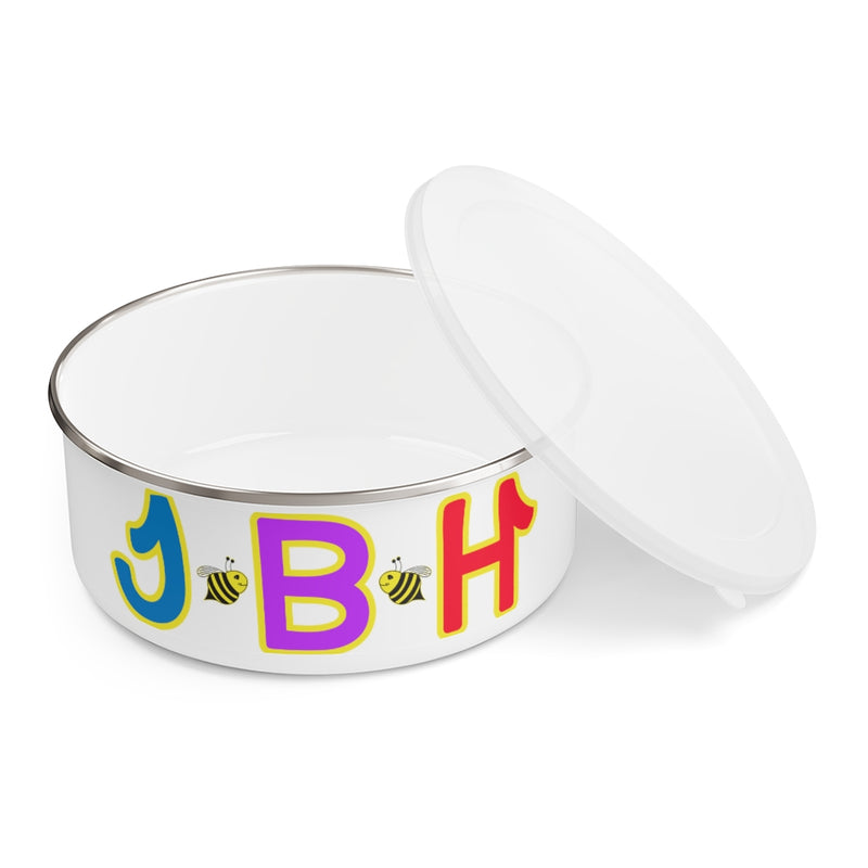White - Enamel Bowl - JBH Multicolor