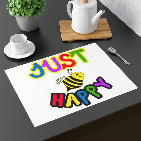 White Placemat - JBH Multi-Color