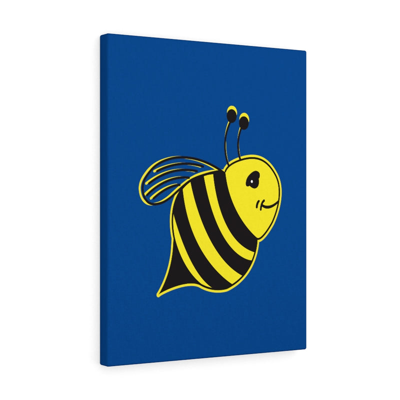Blue Canvas Gallery Wraps - Bee