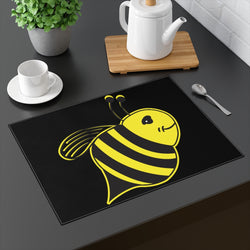 Black Placemat - Bee