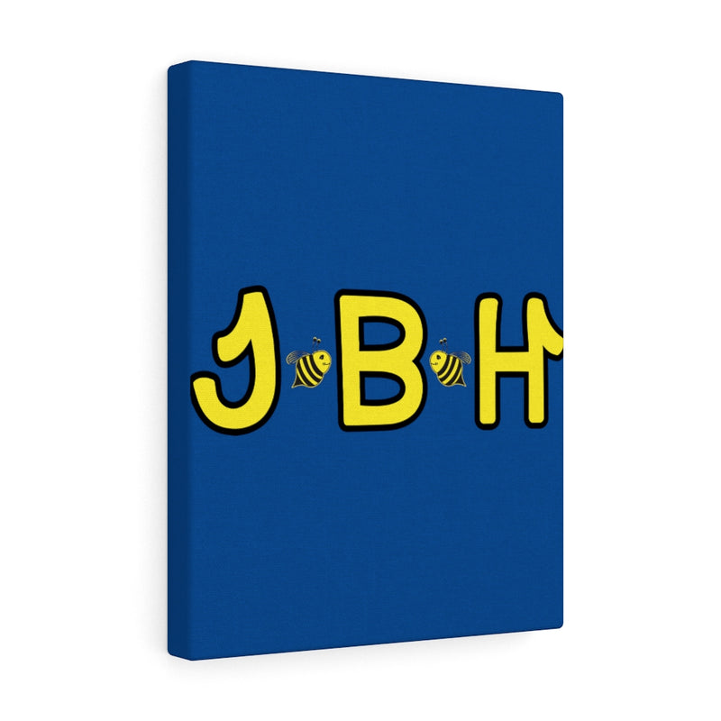 Blue Canvas Gallery Wraps - JBH Yellow