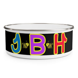 Black - Enamel Bowl - JBH Multicolor