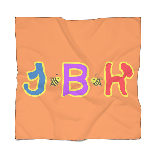 Orange Poly Scarf - JBH Multicolor